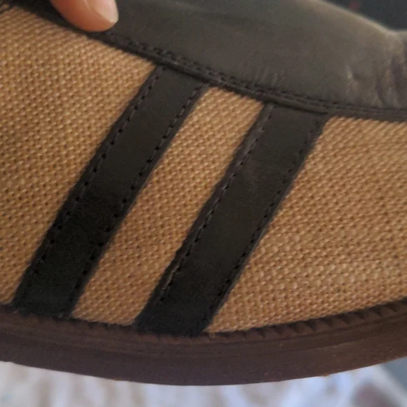 Ultra Miami chic men's linen and leather strap mules by Fratelli - Picture 10 of 11